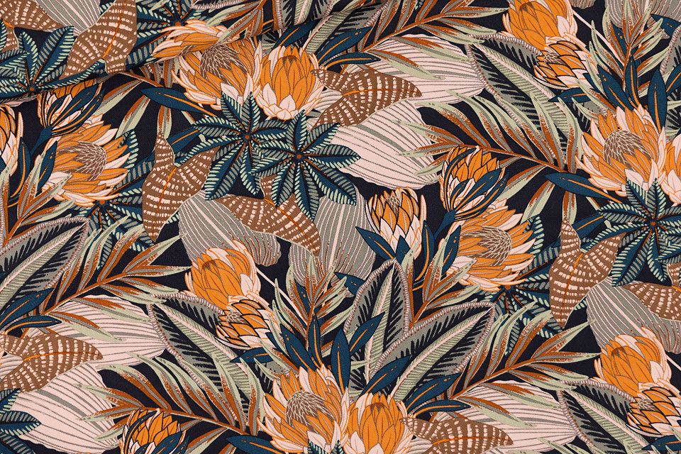 Image de Fleurs D'Ananas - Coton Canevas Gabardine Twill de See You At Six