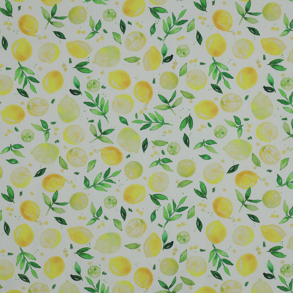 Image de Petits citrons - Coton fin popeline 1/2 m