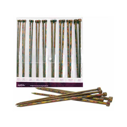 Image de KNIT PICKS Rainbow Trousse d'aiguilles à tricoter en bois de 18 mcx 25cm (10″)