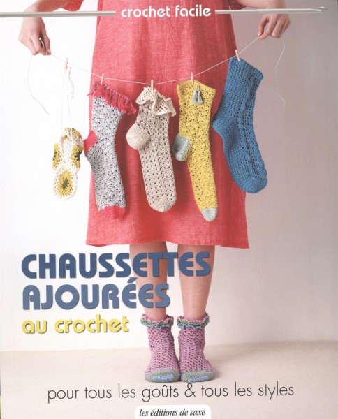 Image de Chaussettes ajourées au crochet