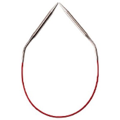 Image de CHIAOGOO Aiguille Circulaire en Acier Rouge – 12″/30CM