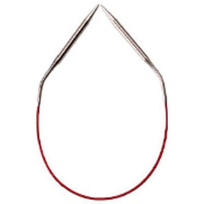 Image de CHIAOGOO Aiguille Circulaire en Acier Rouge – 9″/23CM