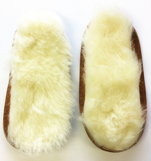 Image de SOUL COMFORT - Semelles en cuir et semelles intérieures en laine, brun clair