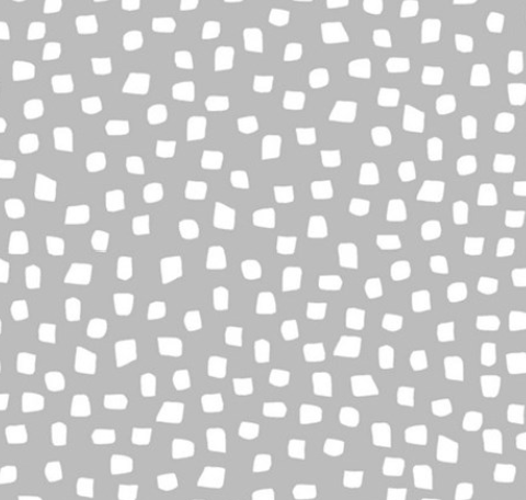 Image de Géo Gris Pâle - Jersey imprimé biologique (GOTS)