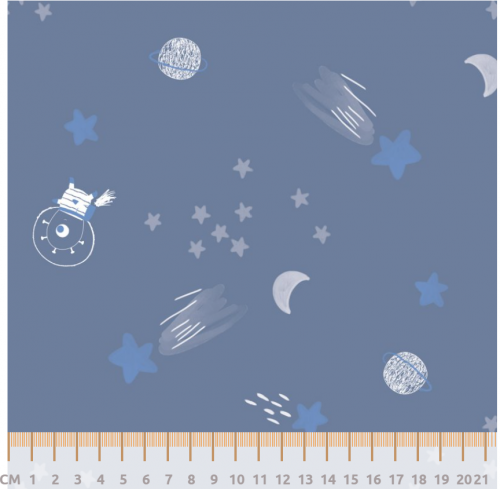 Image de KATIA FABRICS Coton Ouaté Astro et Galaxie OEKO-TEX