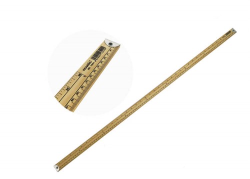 Image de Kearing Règle mètre en bois 36 "et 100 cm