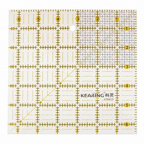 Image de Kearing Règle de courtepointe carrée 6,5"
