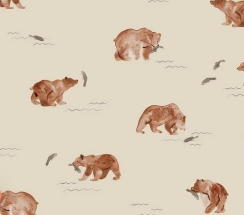 Image de Ours - Jersey imprimé OEKO-TEX