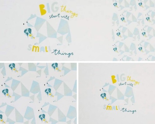 Image de KATIA FABRICS Jersey Panneau Ours Polaire OEKO-TEX