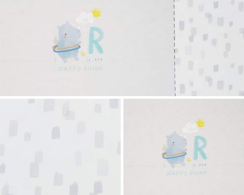 Image de KATIA FABRICS Jersey Panneau Bébés Rhinos OEKO-TEX