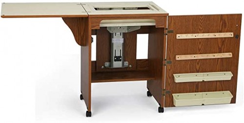 Image de Meuble pour machine à coudre Sewnatra Chêne