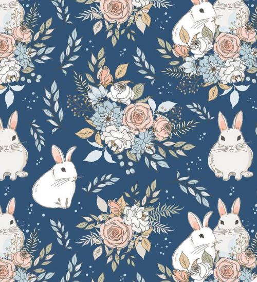 Image de Jardin de Lapins - Jersey Bio GOTS