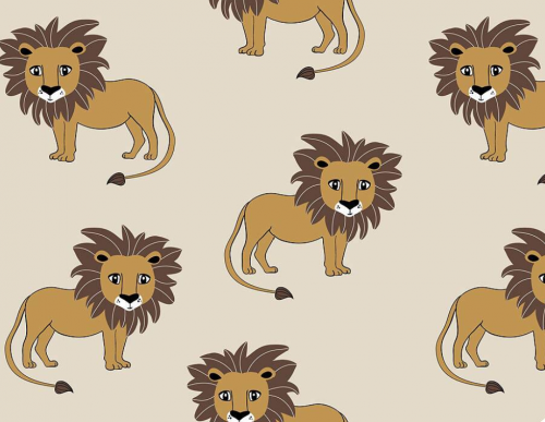 Image de Liam le Lion - Jersey Bio GOTS