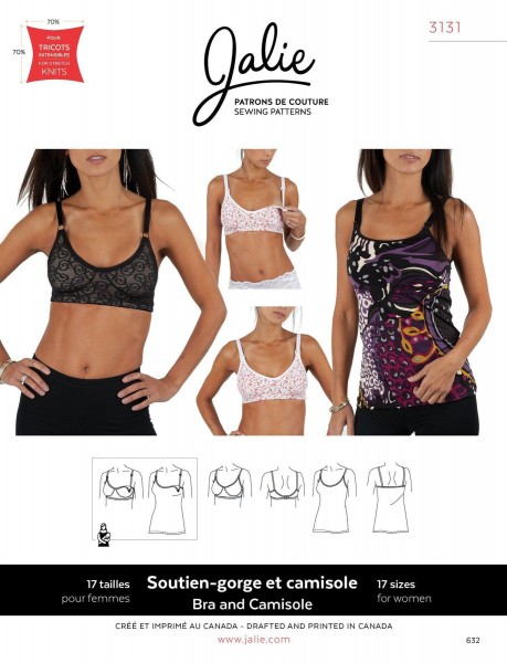 Image de Patron Jalie 3131 Soutien-gorge et camisole