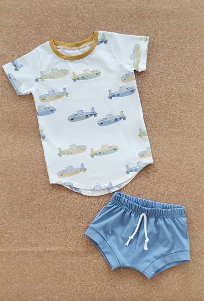 Image de Petit Gema : Chandail manche courte + short court