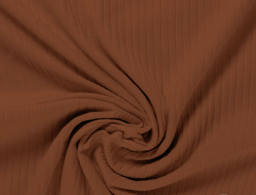 Image de Caramel Caf&eacute; - Jersey c&ocirc;tel&eacute; uni (8x4) OEKO-TEX