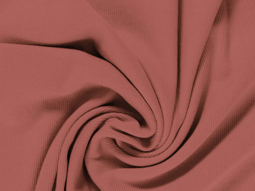 Image de Rose Antique Uni - BabyRib OEKO-TEX