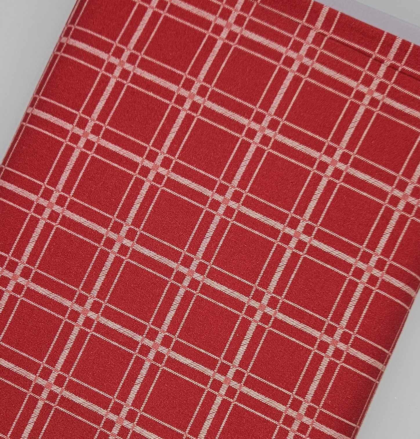 Image de DEAR STELLA Coton imprimé Rayures Rouge et Blanche