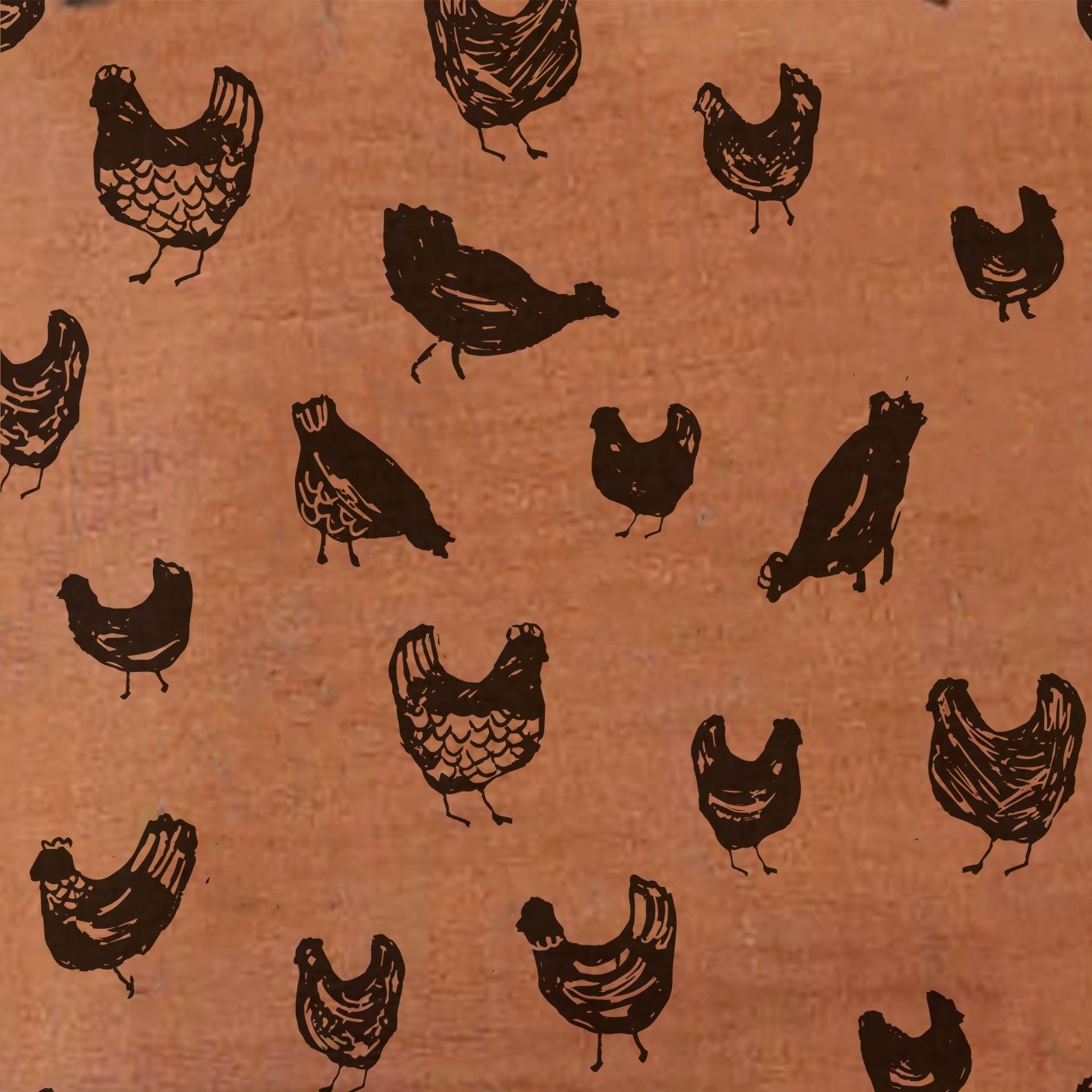 Image de KATIA FABRICS Mousseline de Coton Poule de la Ferme