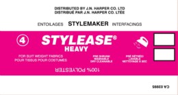 Image de STYLEMAKER Entoilage blanc - Stylease Heavy 1/2 m