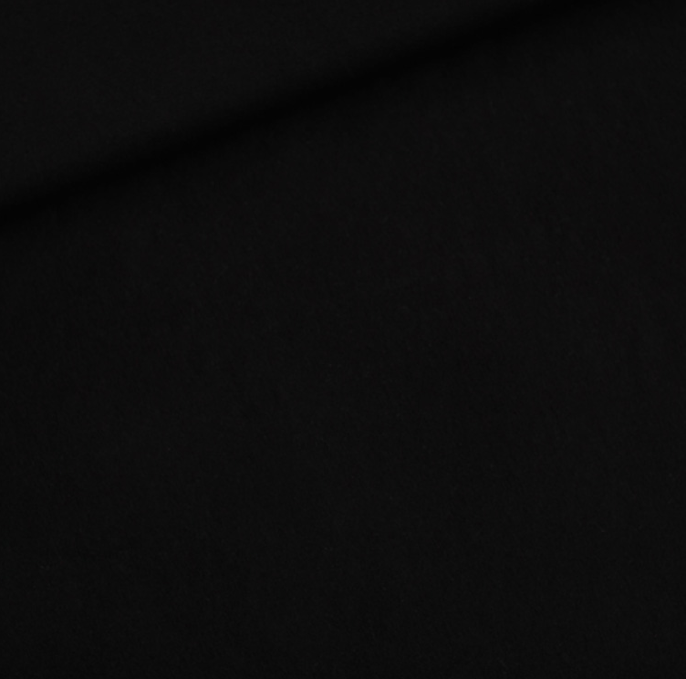 Image de Noir - French Terry SYAS 1/2 m