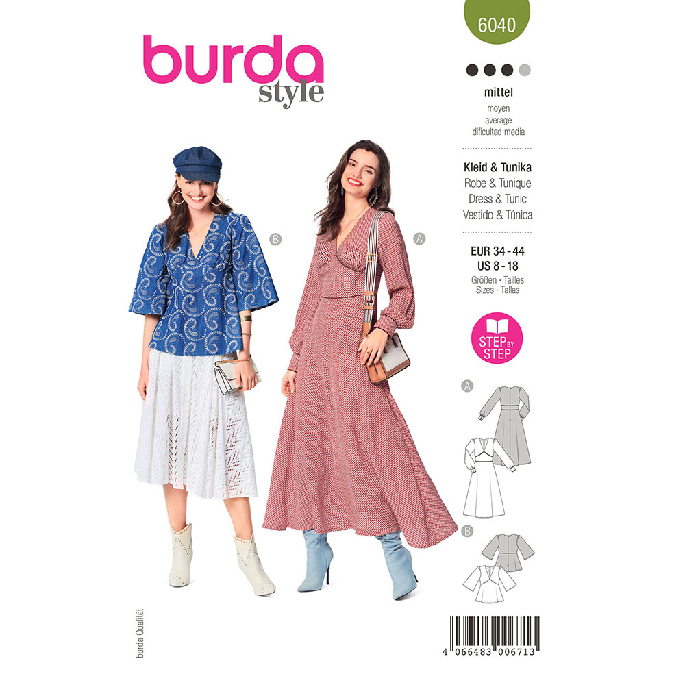 Image de BURDA - 6040 Robe / blouse