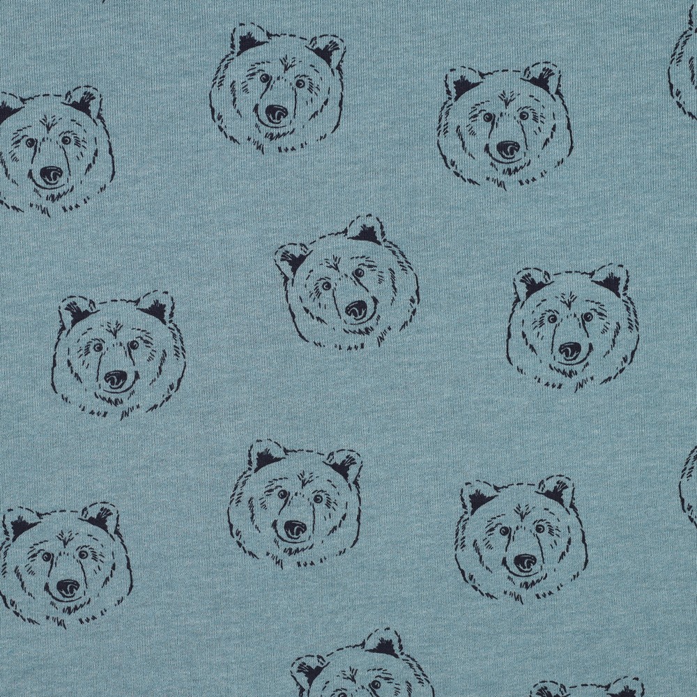 Image de Ouaté mélangé Ours bleu fumée OEKO-TEX
