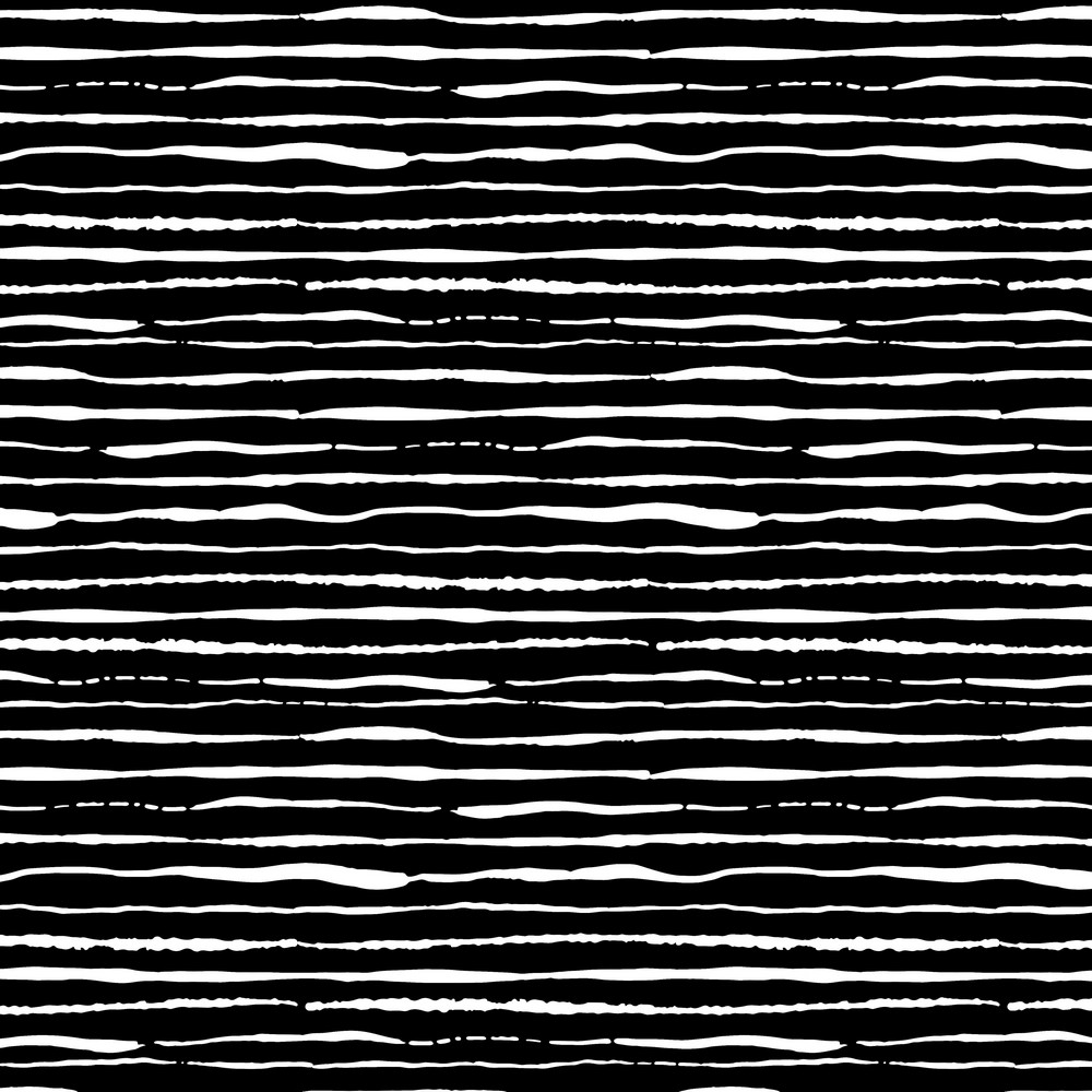 Image de Lignes striés noires - Jersey imprimé 1/2 m