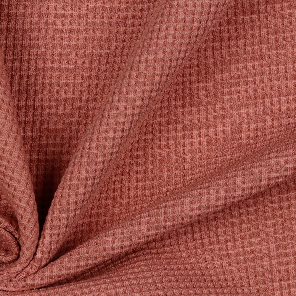 Image de Rose Lip Gloss - Jersey Gaufr&eacute; 1/2 m