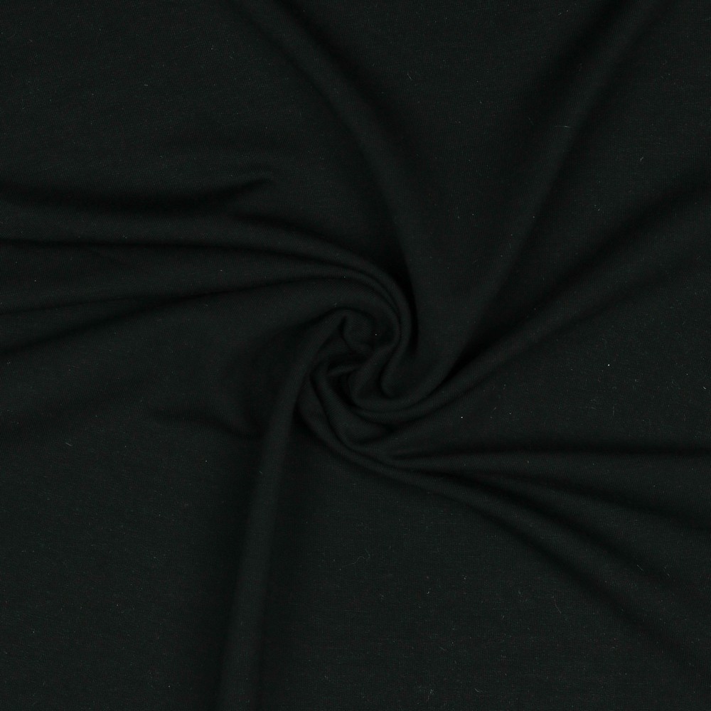 Image de Noir - MODAL French Terry OEKO-TEX 1/2m