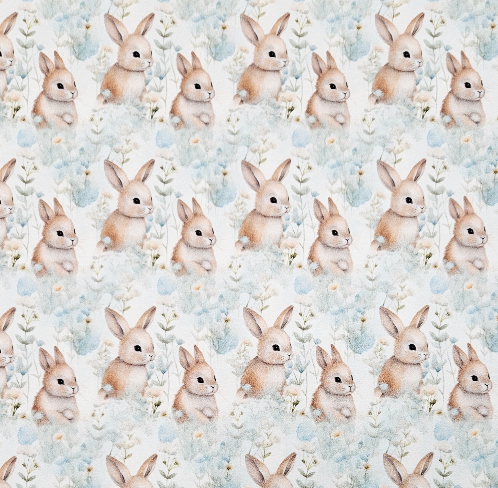 Image de Doux lapin - French Terry 1/2 m