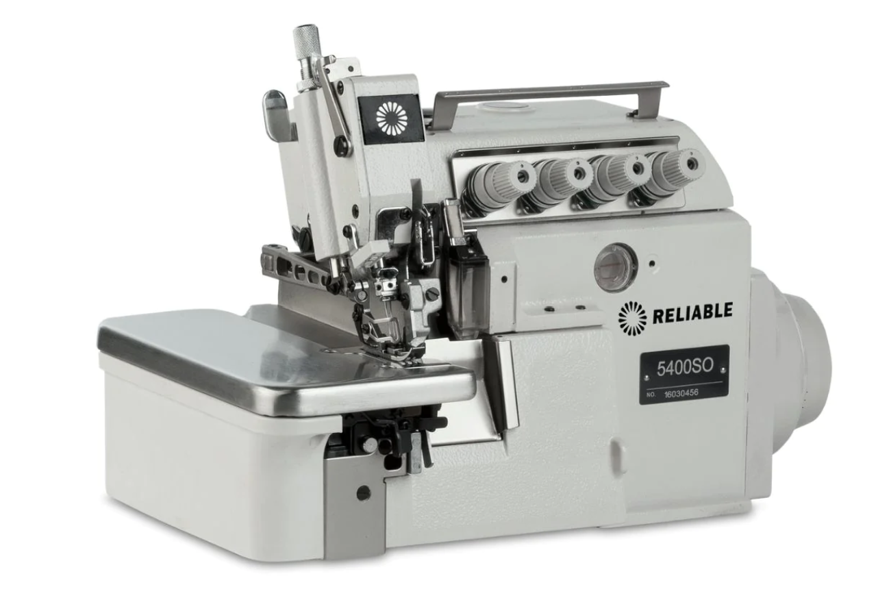 Image de RELIABLE 5400SO Surjeteuse Industrielle à 3/4 fils à entraînement direct - Entièrement sous tension