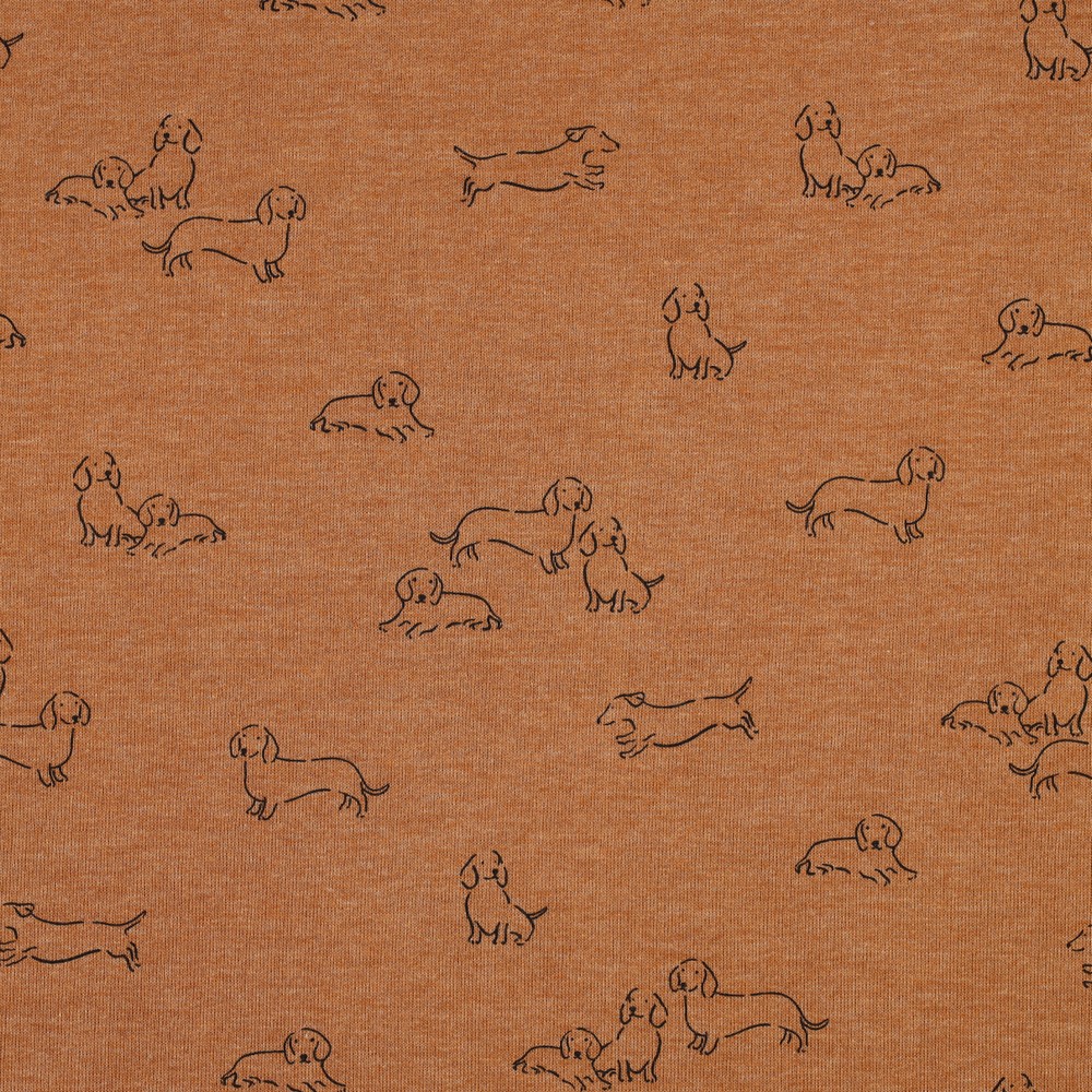 Image de Chien saucisse - Ouaté mélangé 1/2 m