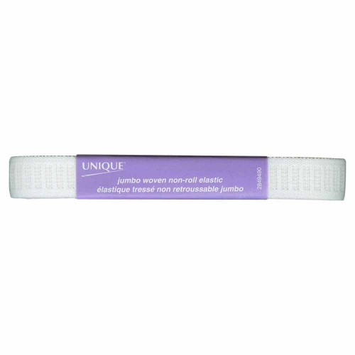 Image de UNIQUE Élastique non retroussable Jumbo 19mm x 2.3m - blanc