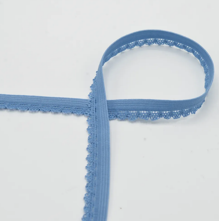 Image de Dentelle élastique 12 mm - Jeans