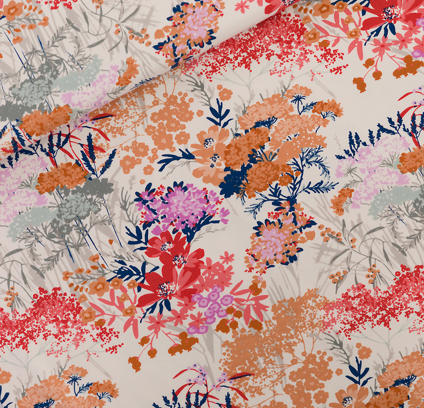 Image de Fleurs sauvages - French Terry See You At Six 1/2 m
