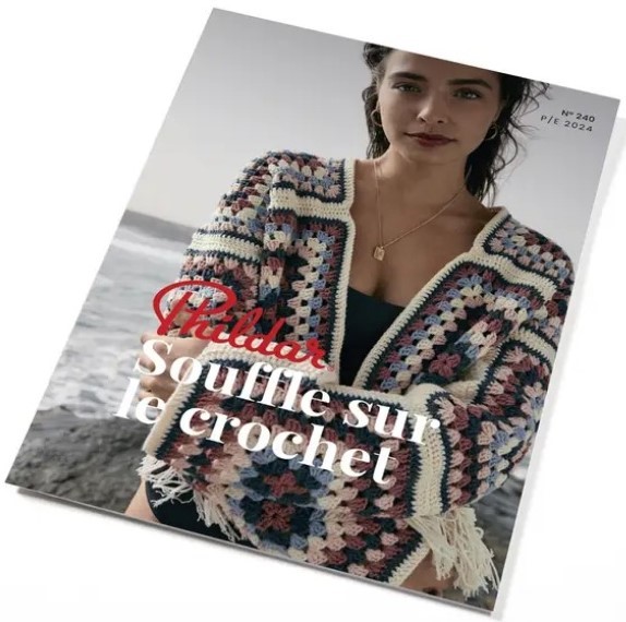 Image de PHILDAR # 240 : Souffle sur le crochet Printemps/&Eacute;t&eacute; 2024