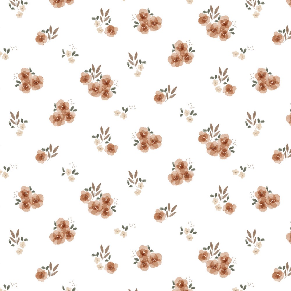 Image de Fleurs de Sakura - Jersey biologique 1/2 m