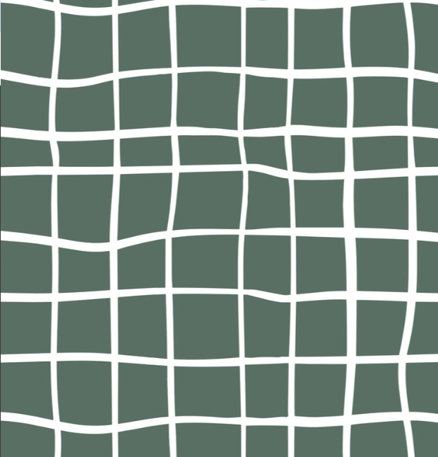 Image de Jersey - Grille / Vert for&ecirc;t 1/2 m