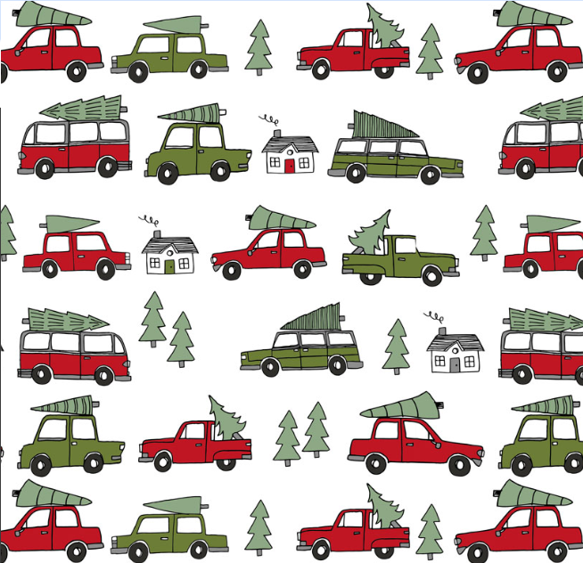 Image de Jersey - Voitures de Noël 1/2 m