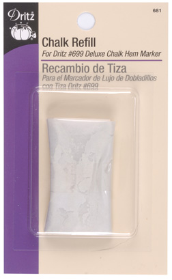 Image de Dritz Recharge de craie en poudre, blanche, 14,1 grammes