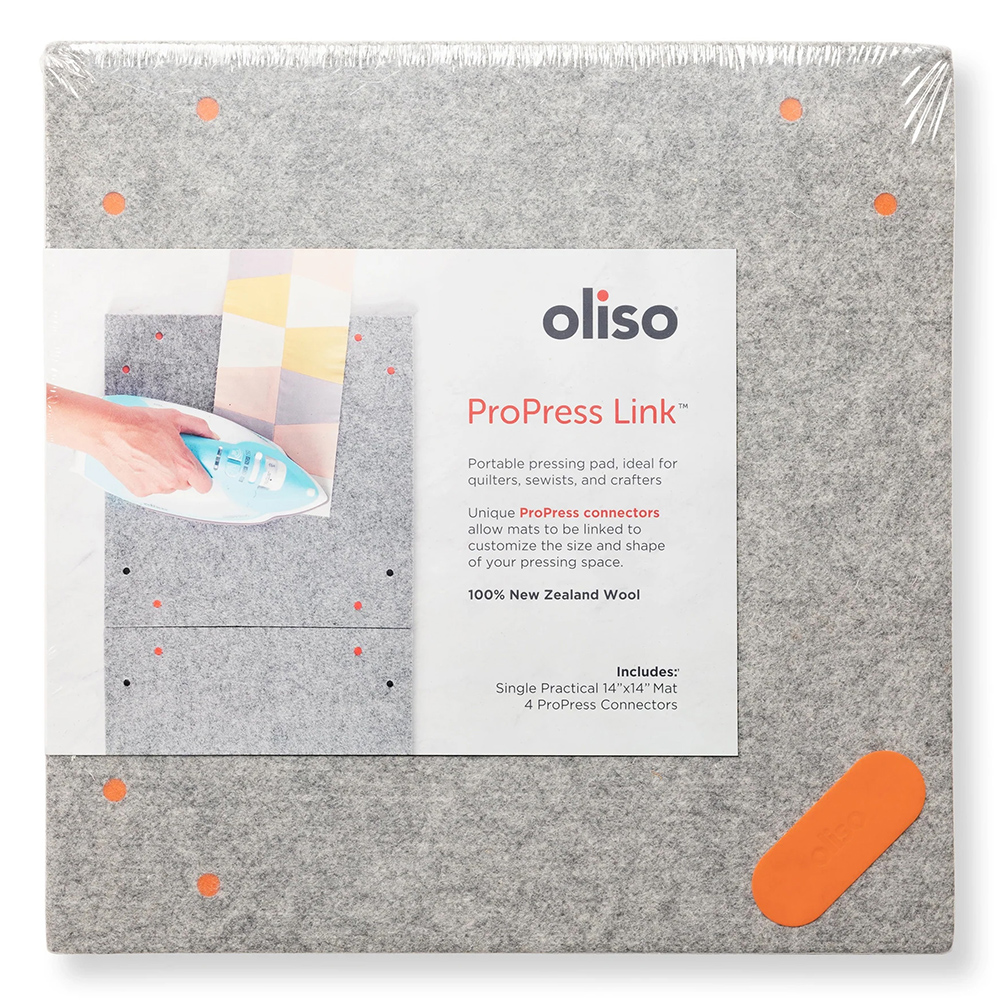 Image de OLISO Tapis Wool MultiMat™ pour repassage - Gris 14po x 14po (35,56cm x 35,56cm)