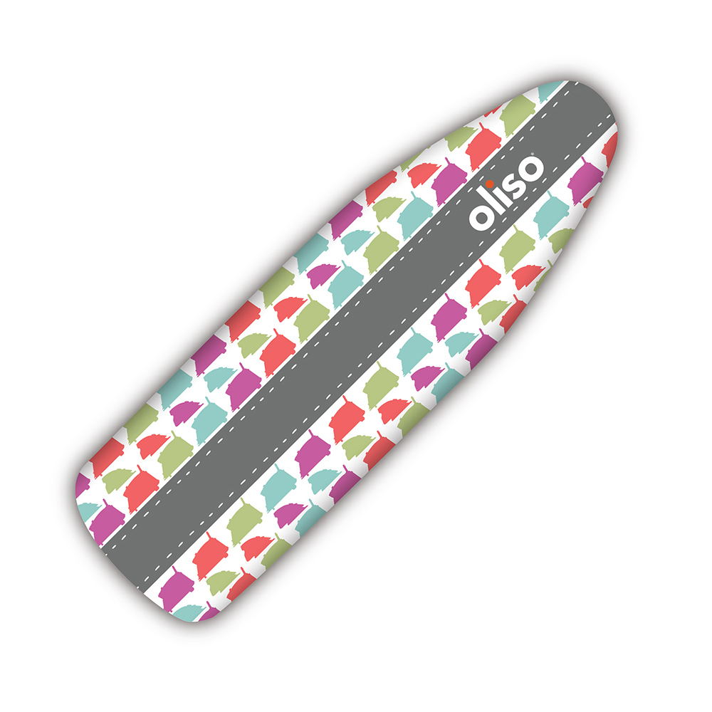 Image de OLISO Housse de planche à repasser - Geométrique 38cm x 137cm (15po x 54po)
