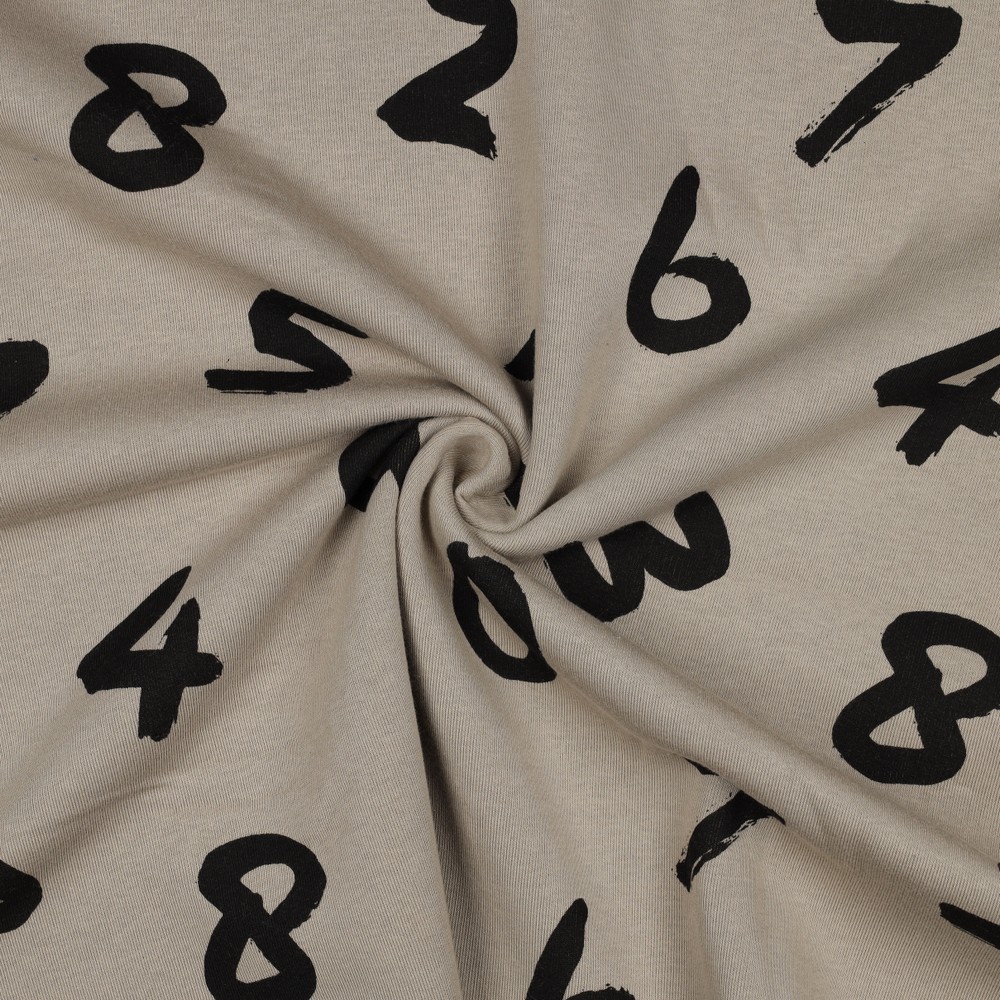 Image de Jogging - Numéros / Beige 1/2 m