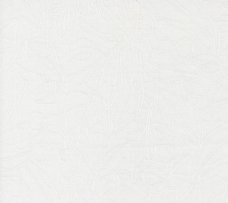 Image de ''Botany'' par Alli K - Monstera Blanc sur Blanc / Coton 1/2 m
