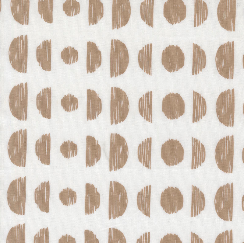 Image de ''Botany'' par Alli K - Demi-lune fond terre / Coton 1/2 m