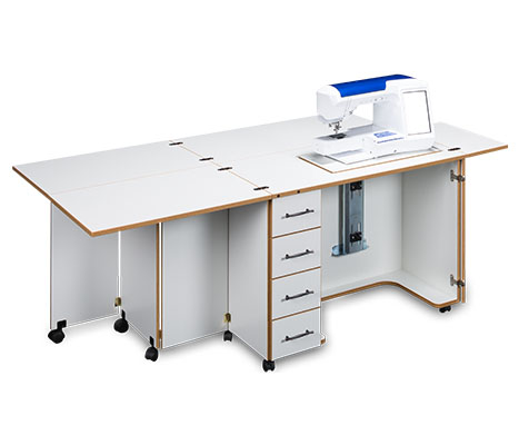 Image de SLVIA DESIGN Meuble pour courtepointe Quilter Dream – Modèle 1520 Blanc