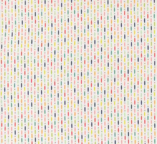 Image de ''Raspberry Summer'' par Sherri & Chelsi - Petites lignes colorées / Coton 1/2 m