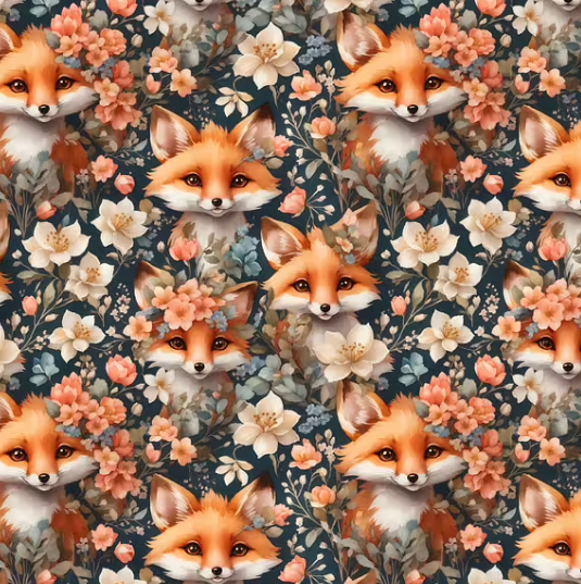 Image de Doux renard - Jersey 1/2 m