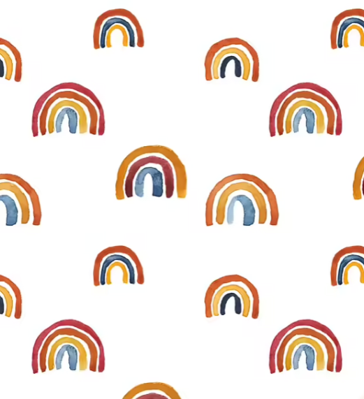 Image de Arcs-en-ciel - French Terry 1/2 m